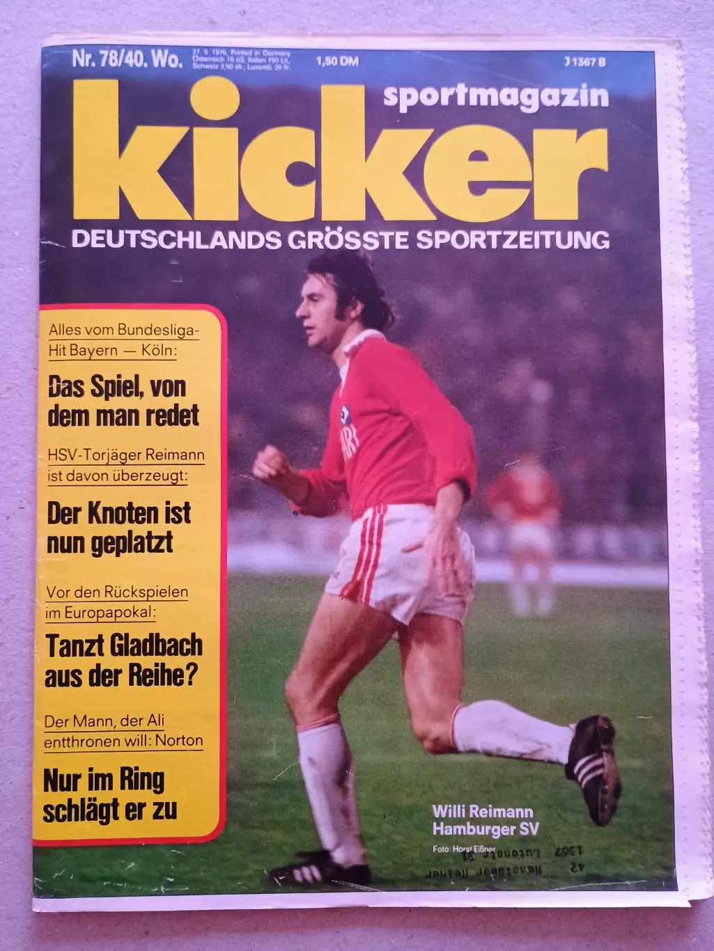 Kicker 1976 nr. 78 - отсутствуют страницы 31,32