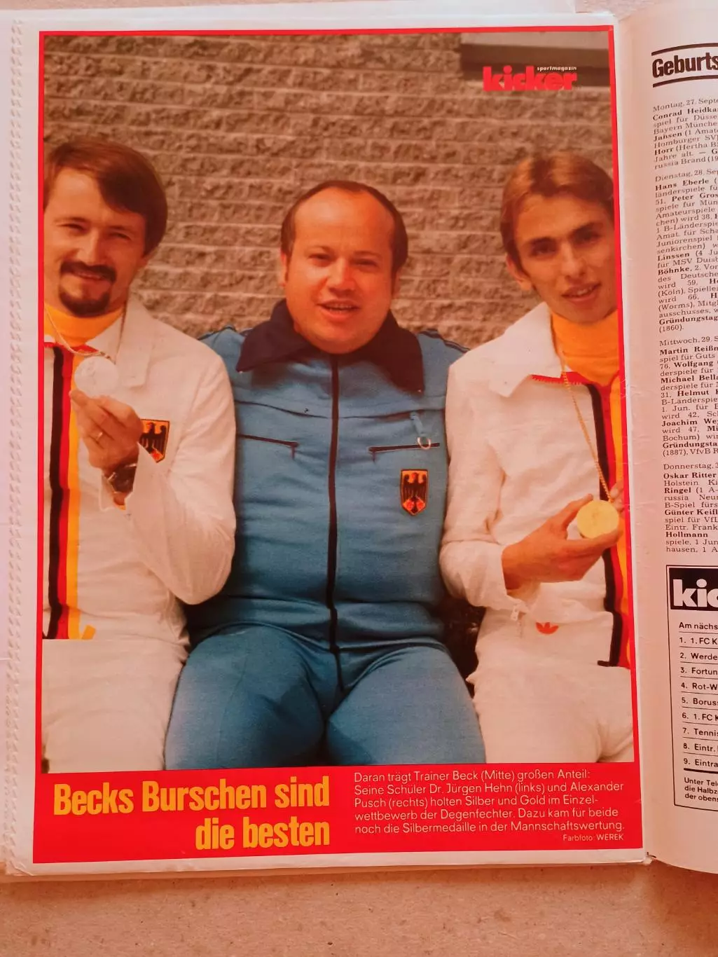 Kicker 1976 nr. 78 - отсутствуют страницы 31,32 2