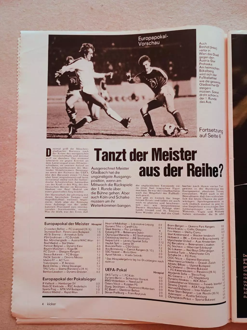 Kicker 1976 nr. 78 - отсутствуют страницы 31,32 3