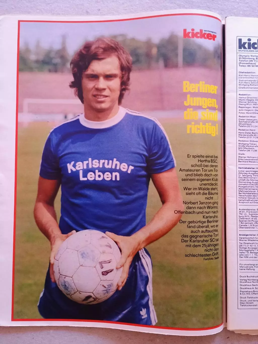 Kicker 1976 nr. 82 - отсутствуют страницы 101,102 1