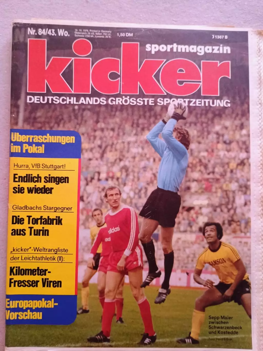 Kicker 1976 nr. 84 - отсутствуют страницы 141,142
