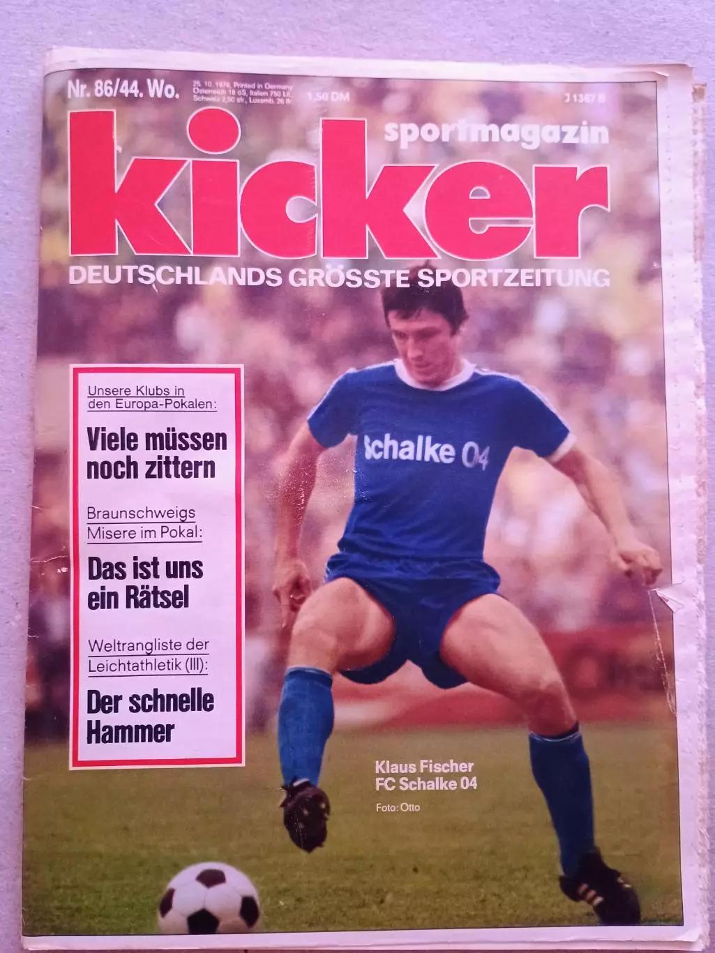 Kicker 1976 nr. 86 - League страницы 109,120