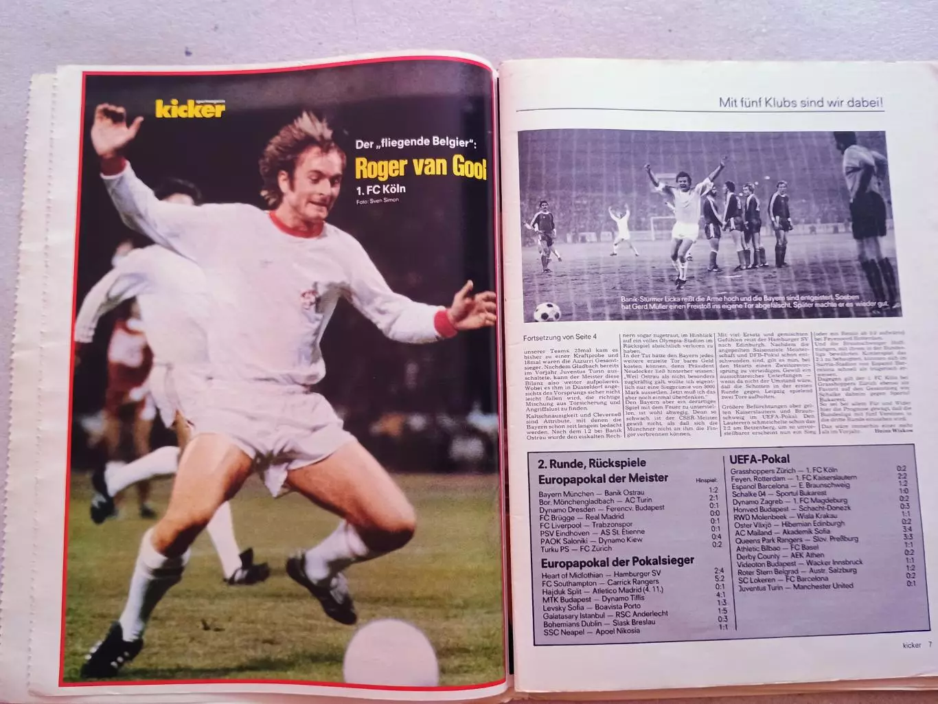 Kicker 1976 nr. 88 - League страницы 125,126 1