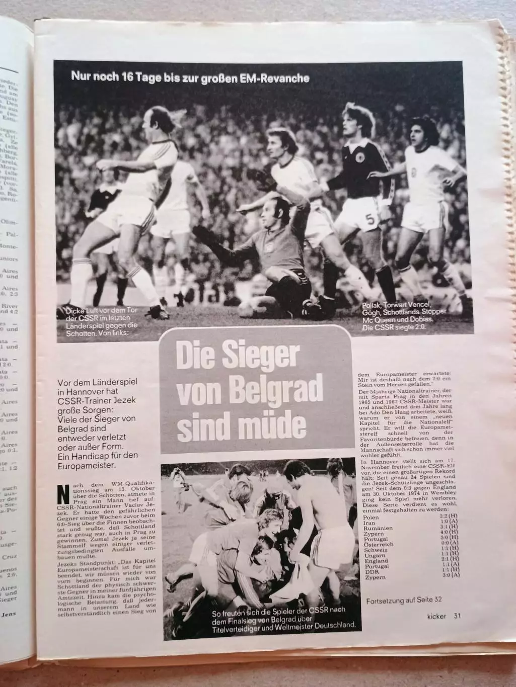 Kicker 1976 nr. 88 - League страницы 125,126 3