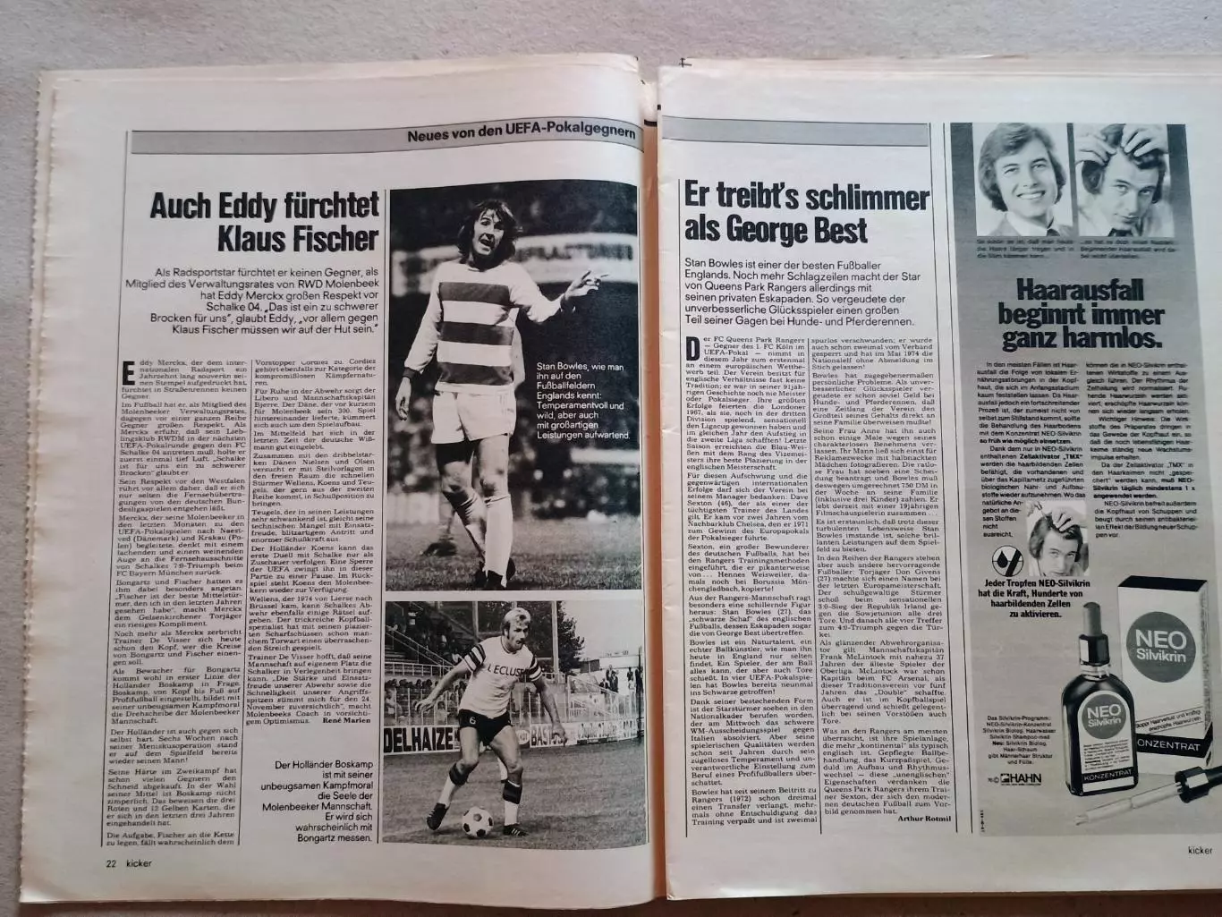 Kicker 1976 nr. 92 - League страницы 5,6,117,118 2
