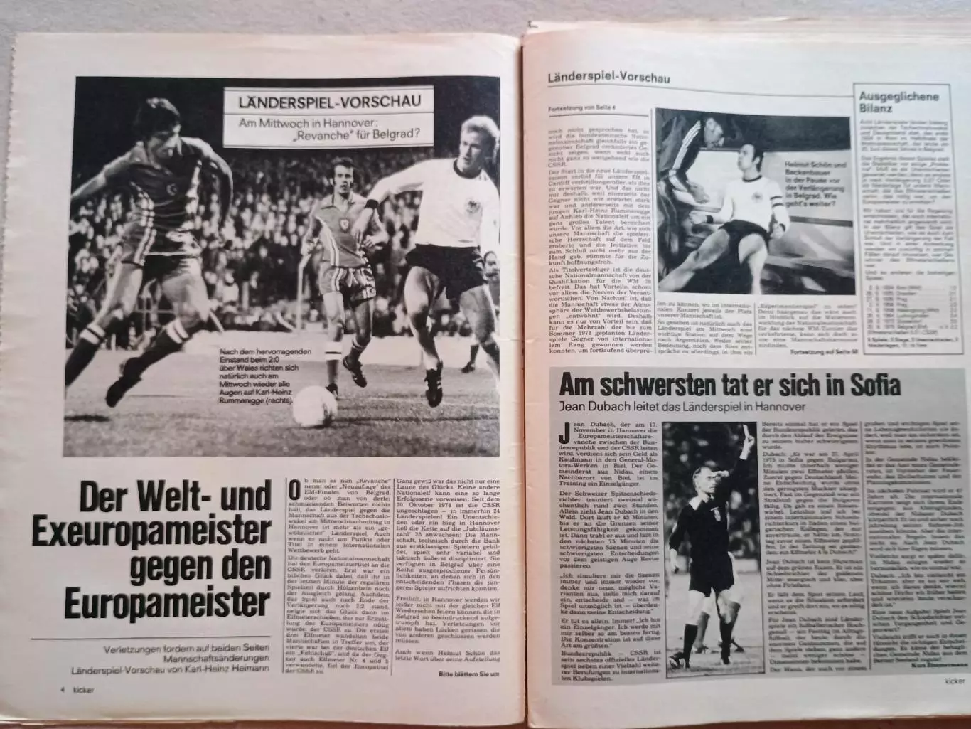 Kicker 1976 nr. 92 - League страницы 5,6,117,118 3