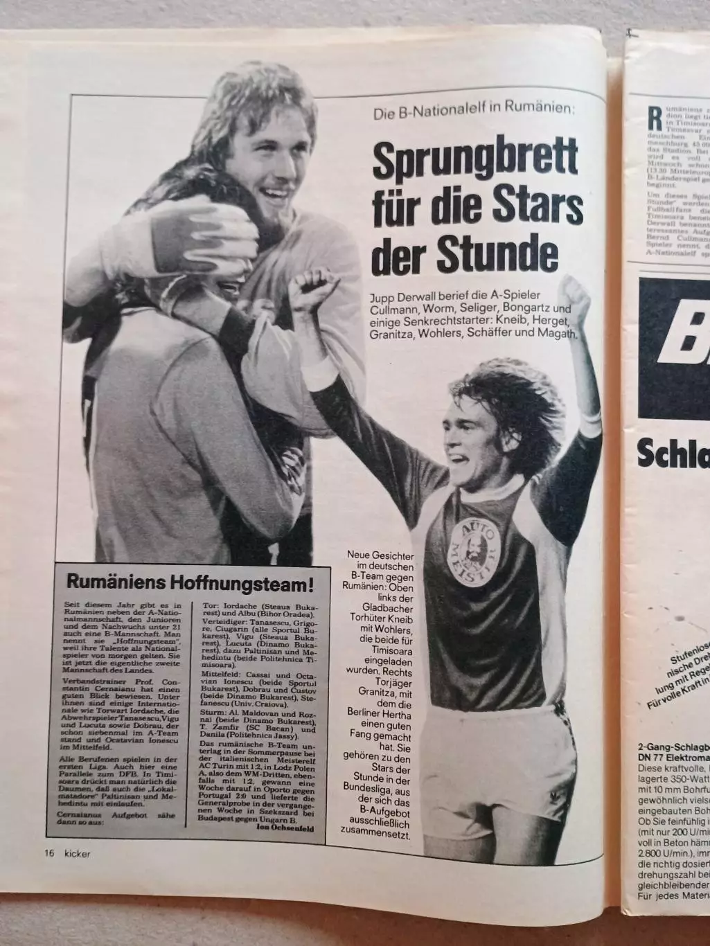 Kicker 1976 nr. 92 - League страницы 5,6,117,118 5