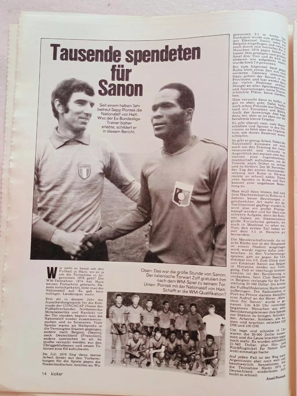 Kicker 1976 nr. 100 - League страницы 69,70 3