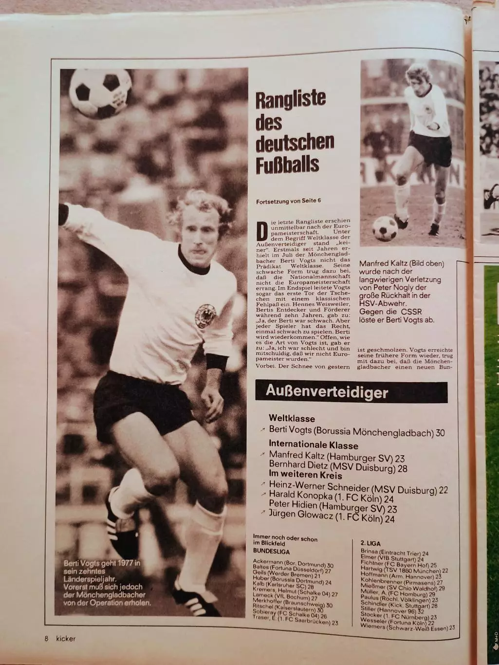 Kicker 1976 nr. 102 - League страницы 45,46 3