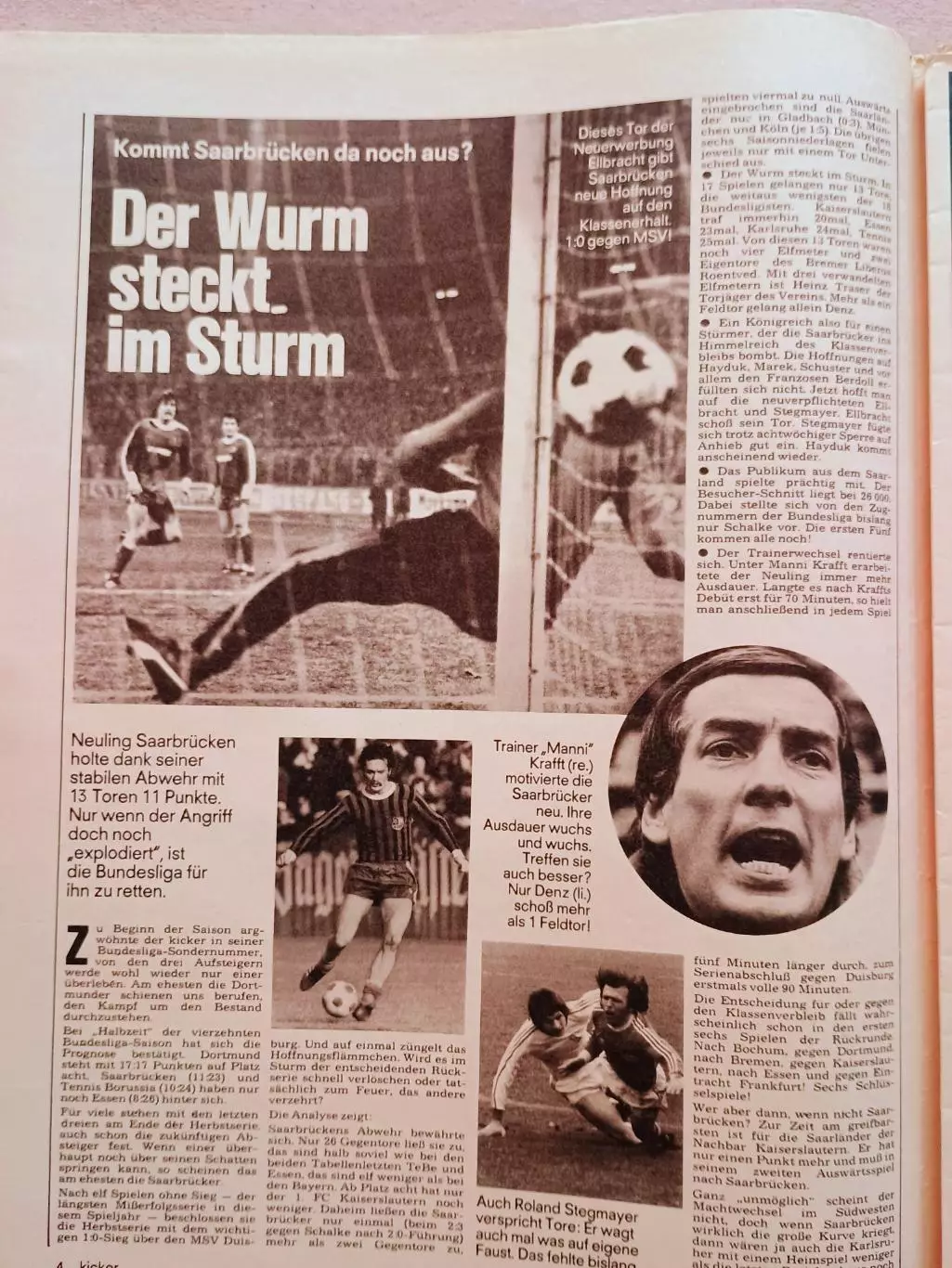 Kicker 1976 nr. 104 - League страницы 45,46 3