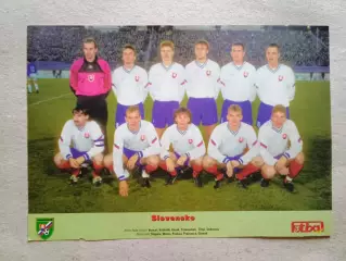 Плакат A4 из журнала ,,Fotbal- Slovensko