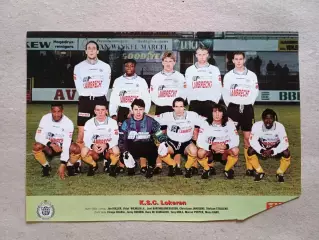 Плакат A4 из журнала ,,Fotbal- Lokeren