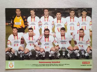Плакат A4 из журнала ,,Fotbal- Galatasaray