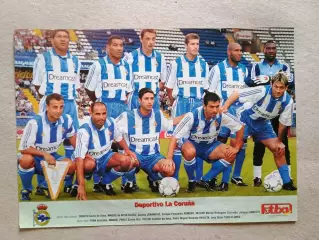 Плакат A4 из журнала ,,Fotbal- La Coruna