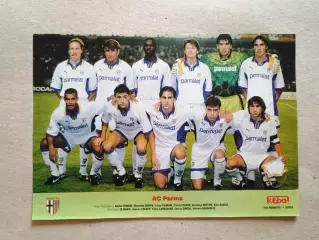 Плакат A4 из журнала ,,Fotbal- Parma