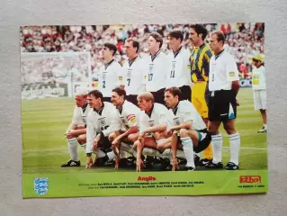Плакат A4 из журнала ,,Fotbal- Anglie