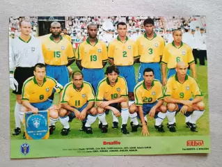 Плакат A4 из журнала ,,Fotbal- Brazilie