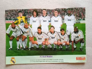 Плакат A4 из журнала ,,Fotbal- Real Madrid