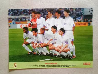 Плакат A4 из журнала ,,Fotbal- Real