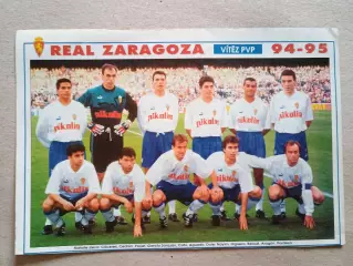 Плакат A4 из журнала ,,Gol- Zaragoza