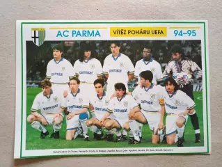 Плакат A4 из журнала ,,Gol- Parma