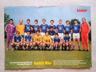 Плакат A4 из журнала ,,Kicker- Austria