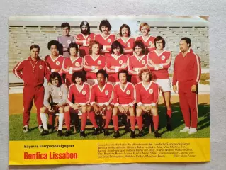 Плакат A4 из журнала ,,Kicker- Benfica