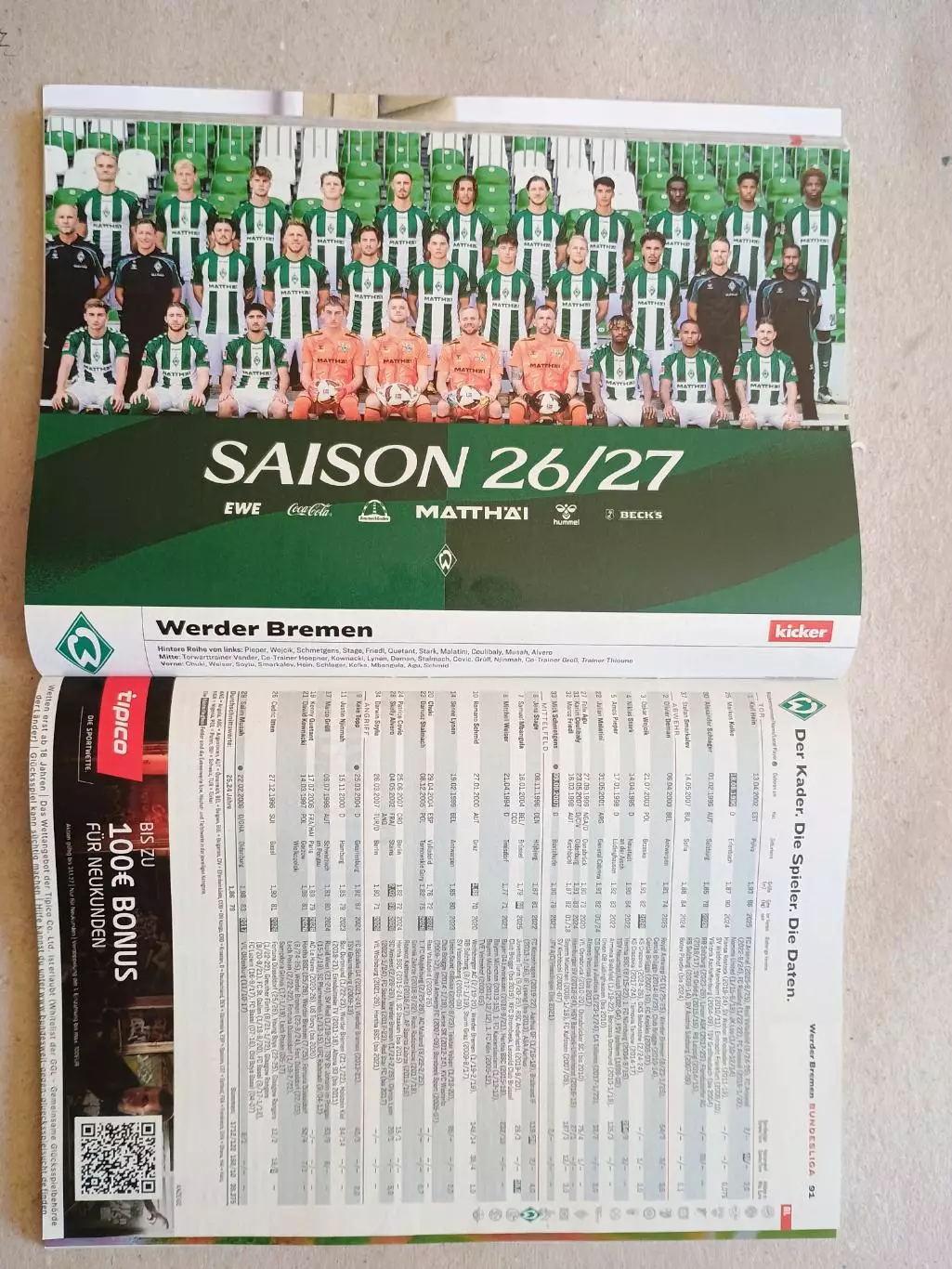 Kicker Bundesliga 2026/27 3