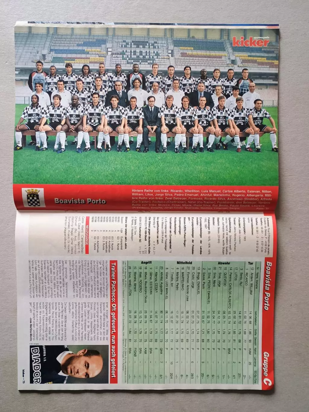 Kicker Champions League 1999/00 2