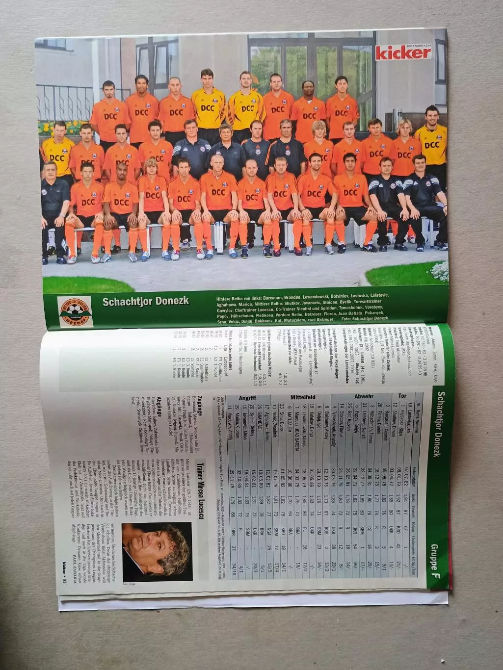 Kicker Champions League 2004/05 2