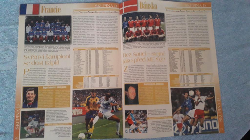 Чешский журнал издается к чемпионату Европы 2000 года. Представление команд. 1