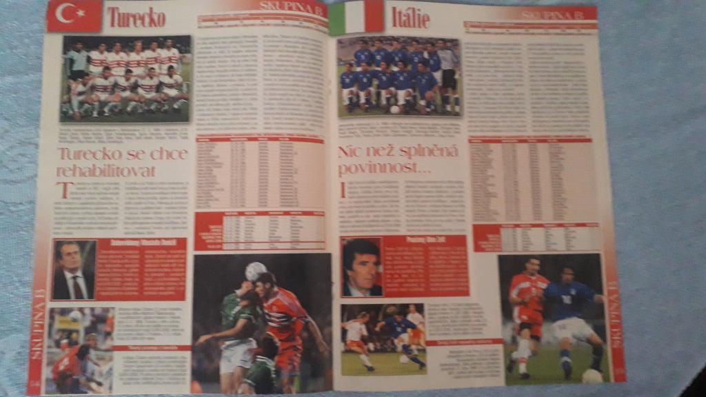 Чешский журнал издается к чемпионату Европы 2000 года. Представление команд. 2