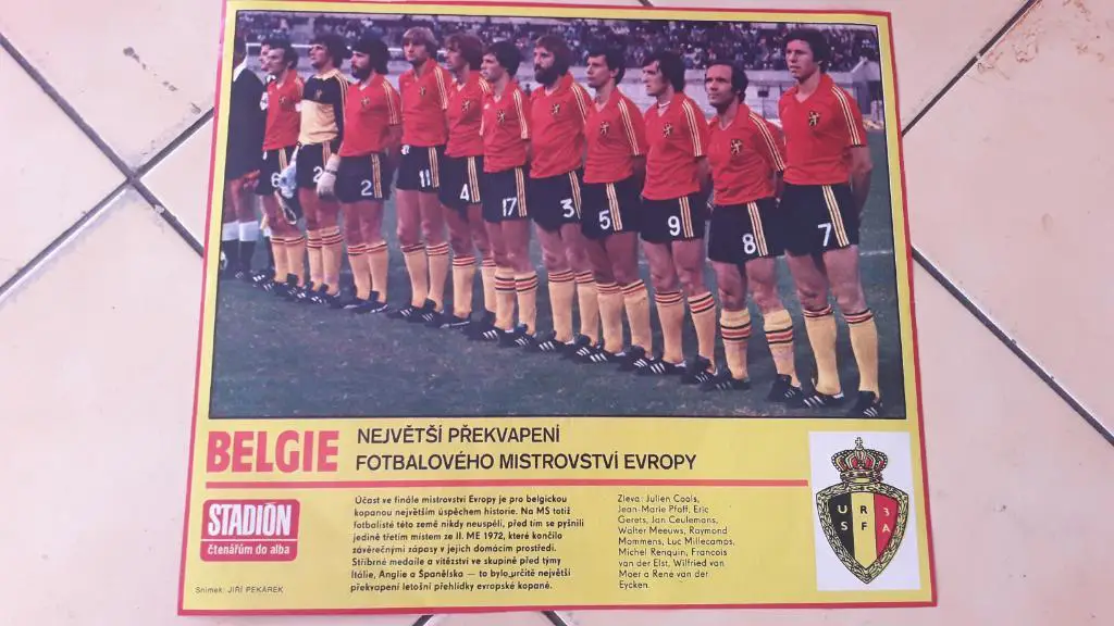 Reprezentace ,Belgie