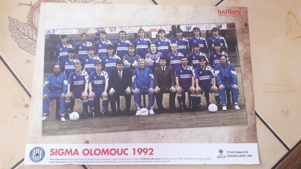 Slavia Praha 1996,Sigma Olomouc 1992 1