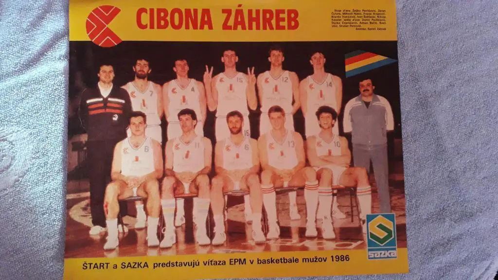 Cibona Zagreb 1986