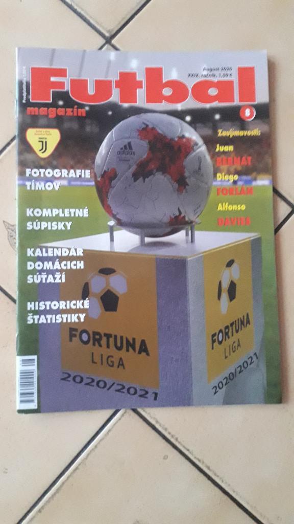 Словацкий журнал Futbal Magazin No.8 / 2020