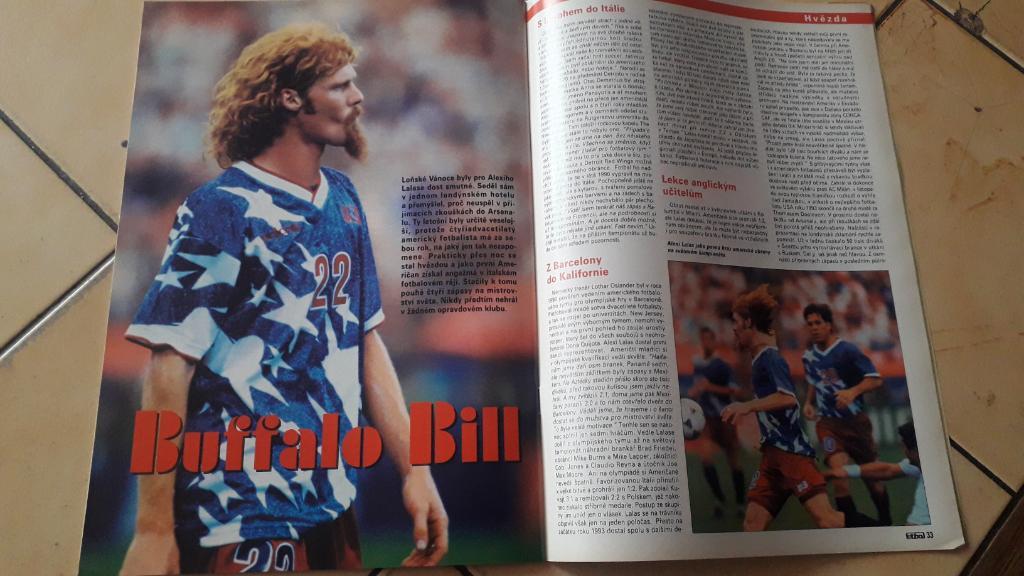 Чешский футбольный журнал Fotbal Sport № 1/1995 4