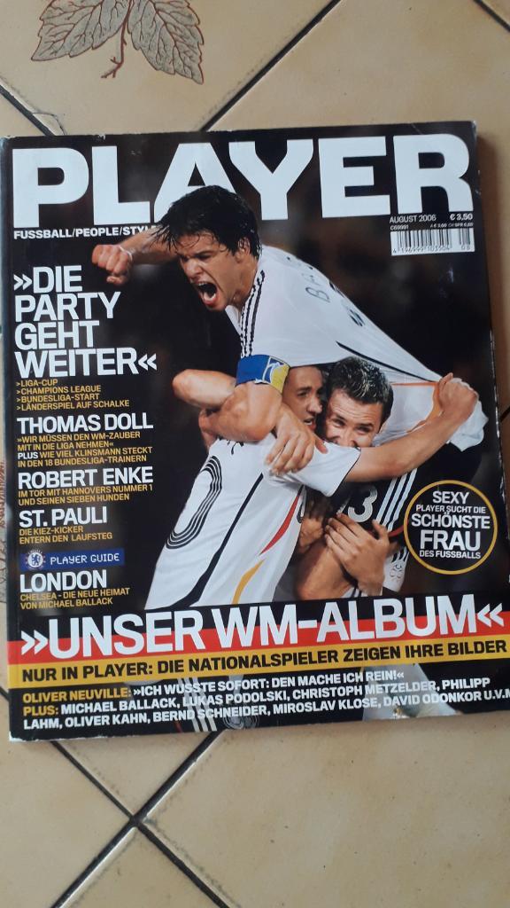 Немецкий журнал Player Nr. 8/2006