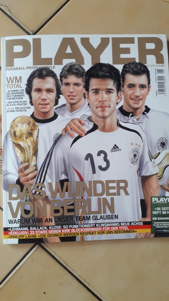 Немецкий журнал Player Nr. 6/2006