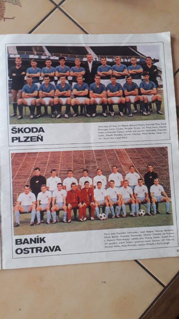 Стадион Журнал, Чехословацкая футбольная лига 1967/68 3