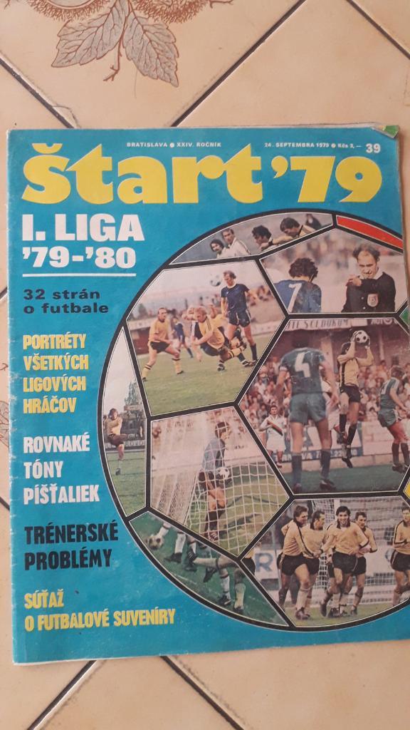 Start Журнал, Чехословацкая футбольная лига 1979/80