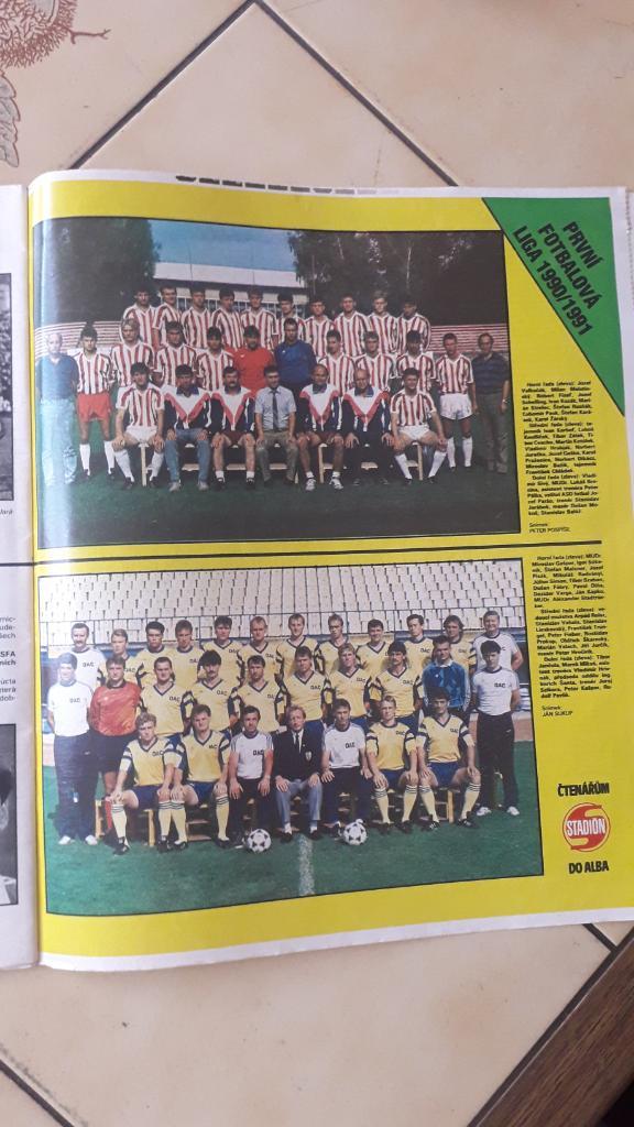 Stadion Журнал, Чехословацкая футбольная лига 1990/91 4