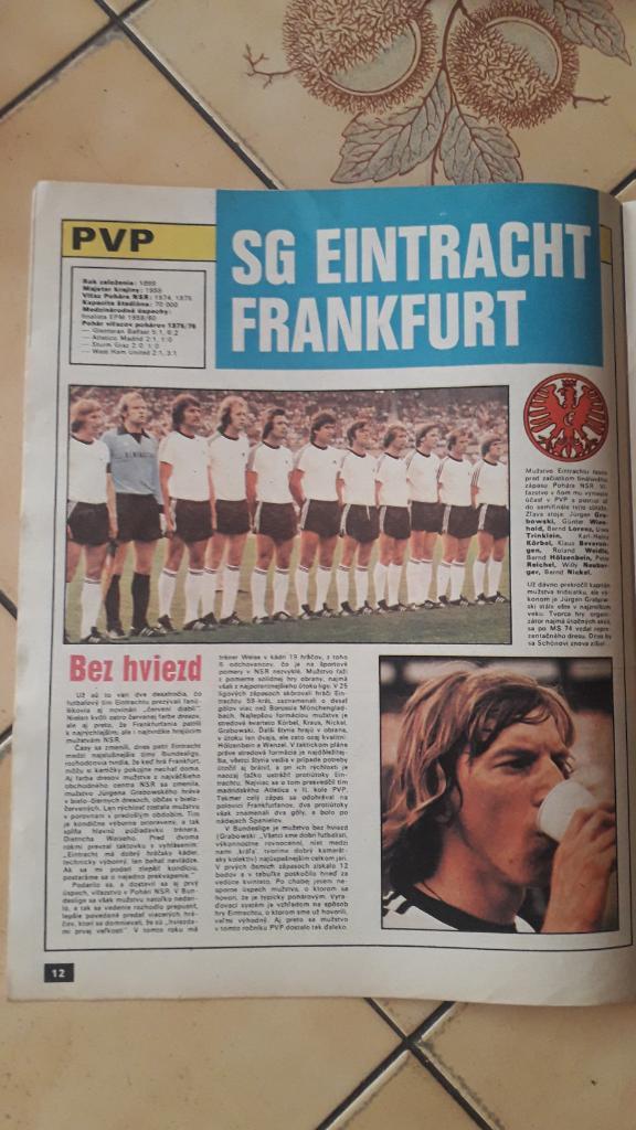 Start Журнал, Europacup 1975/76 2