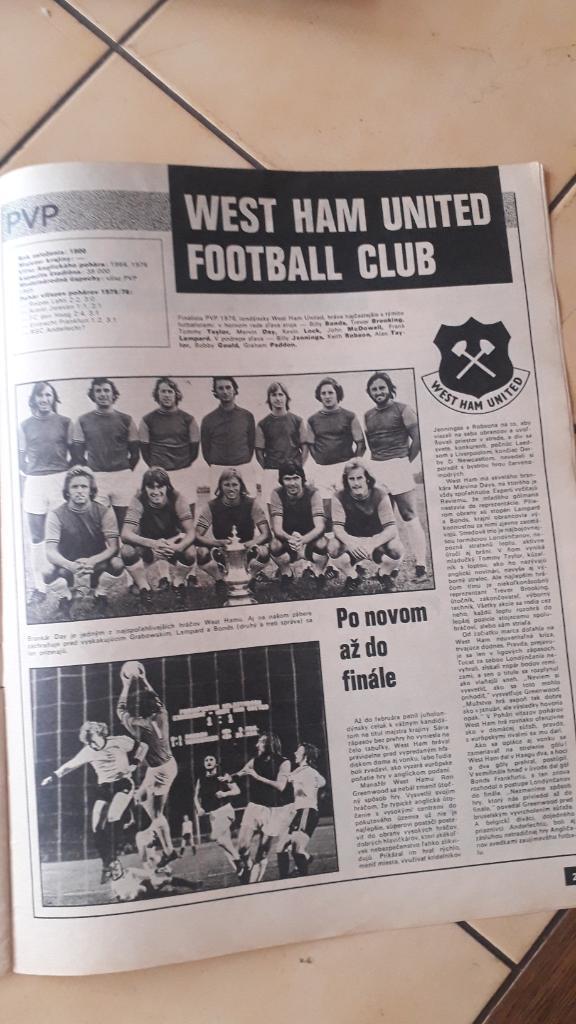 Start Журнал, Europacup 1975/76 5