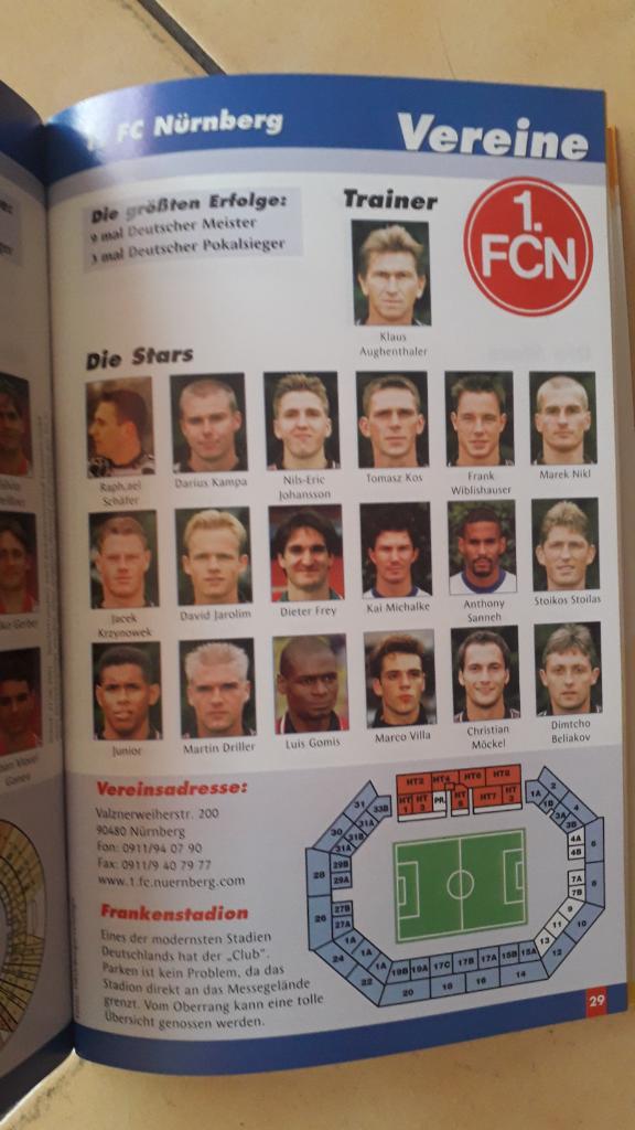 Fussball Bundesliga 2001/2002 3
