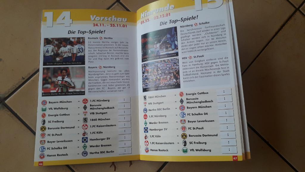 Fussball Bundesliga 2001/2002 4