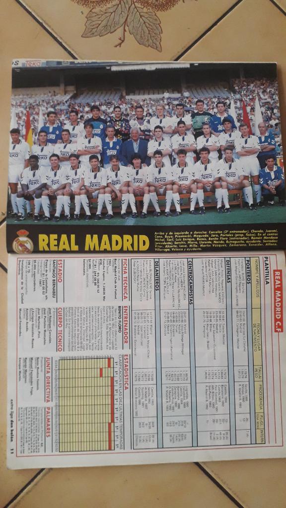 Don Balon extra liga 1993/94 1
