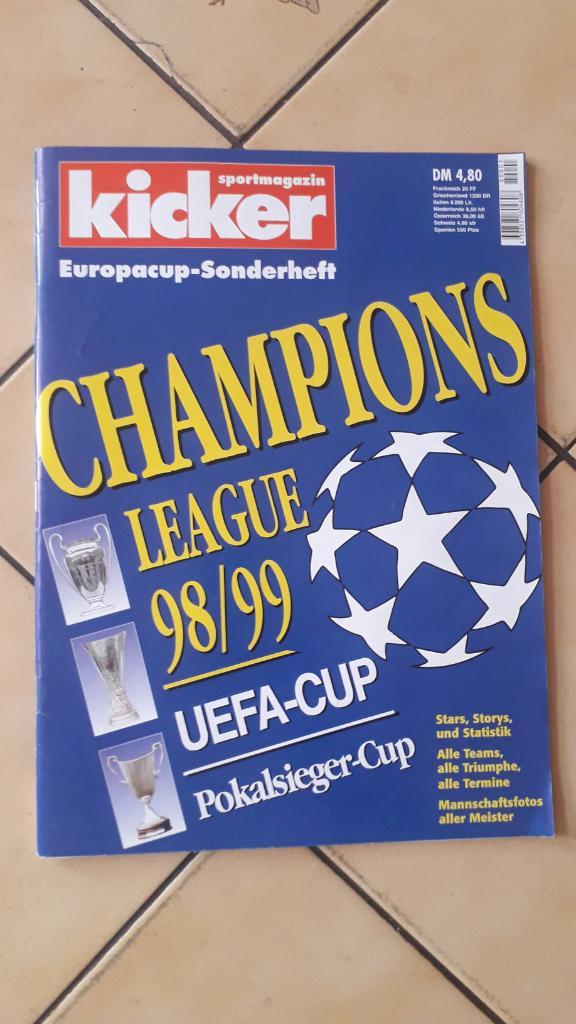 Kicker Champions League 1998/99