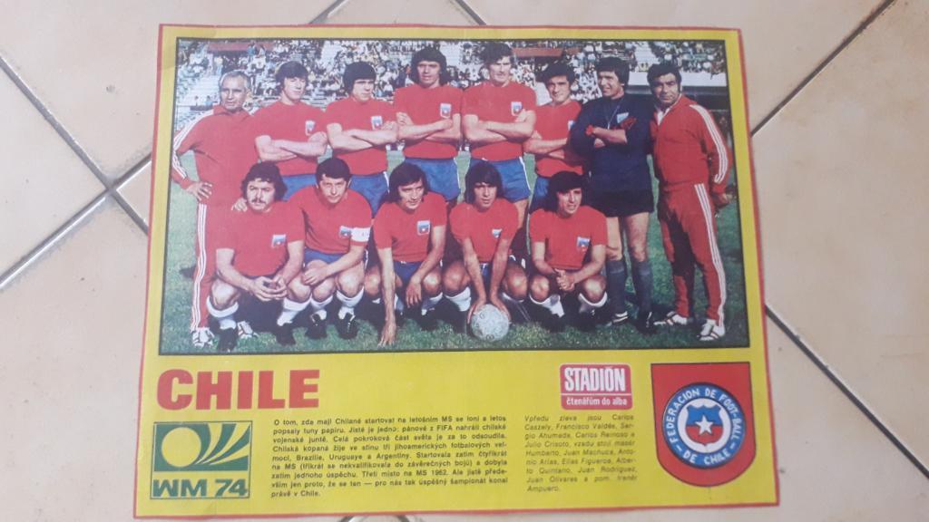 Chile 1974 team