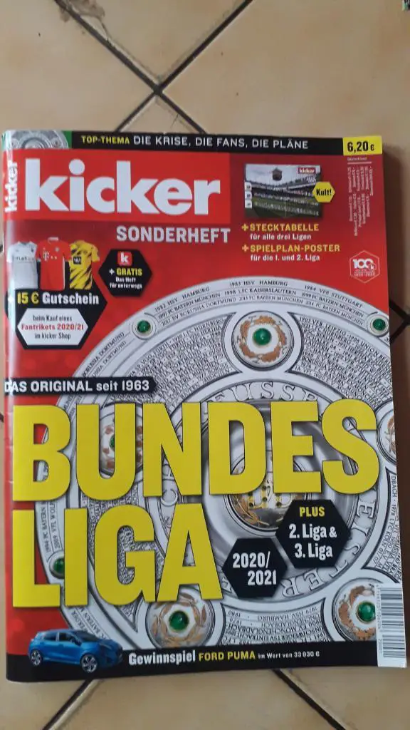 Kicker Sonderheft Bundesliga 2020/21